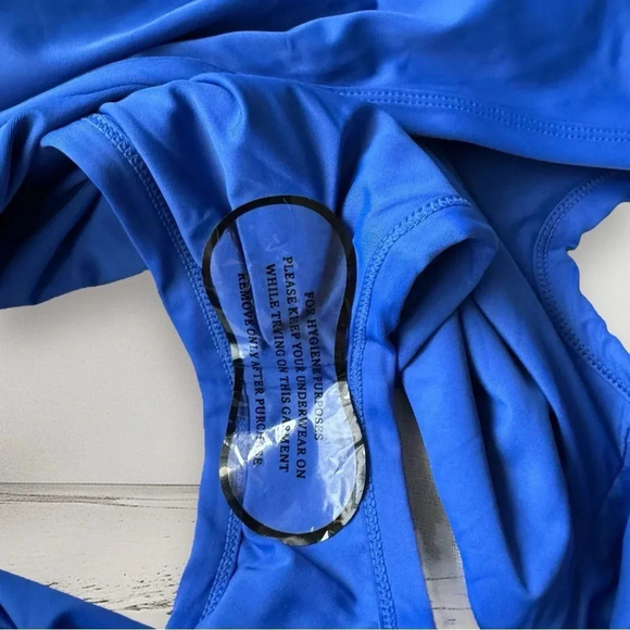 NWT REMMIE BY RILEY Cobalt Blue Reversible ONE PIECE Swimsuit Size 4XL - Picture 9 of 10